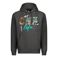 Charcoal Heather western nurse cna life Premium Hoodie - BarkalooDesign