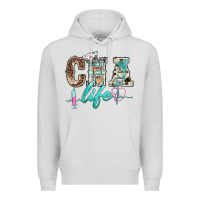 Dove Grey western nurse cna life Premium Hoodie - BarkalooDesign