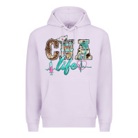 Lilac western nurse cna life Premium Hoodie - BarkalooDesign