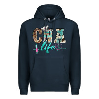 Navy western nurse cna life Premium Hoodie - BarkalooDesign