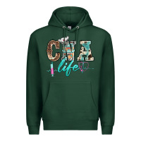 Sports Green western nurse cna life Premium Hoodie - BarkalooDesign