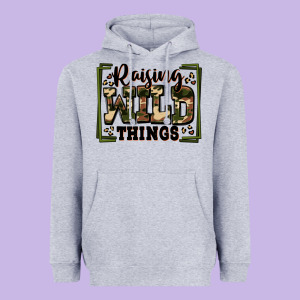 Raising Wild Things Heavyweight Hoodie Designed By Zillion Design Studio