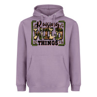 Lavender raising wild things Heavyweight Hoodie - Zillion Design Studio