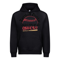 Baseball Brother I'm Just Here For The Snacks Urban Hoodie | Teevron
