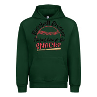 Forest Green baseball brother i'm just here for the snacks Urban Hoodie - MaliasSmallBusiness