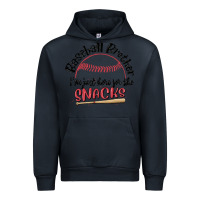 Navy baseball brother i'm just here for the snacks Urban Hoodie - MaliasSmallBusiness