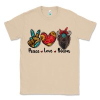 Mushroom peace love bison Classic Tee - RanaPortraitStore