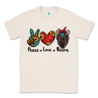 Natural peace love bison Classic Tee - RanaPortraitStore