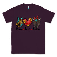 Plum peace love bison Classic Tee - RanaPortraitStore