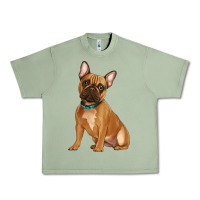 Oil Green french bulldog Urban Heavy Tee - Artiststas