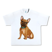 White french bulldog Urban Heavy Tee - Artiststas