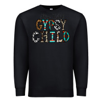 Black stay wild gypsy child Premium Sweatshirt - CowhideDigitalArt