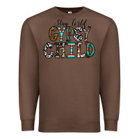 Chestnut stay wild gypsy child Premium Sweatshirt - CowhideDigitalArt