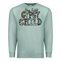 Seafoam stay wild gypsy child Premium Sweatshirt - CowhideDigitalArt