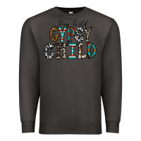 Smoke stay wild gypsy child Premium Sweatshirt - CowhideDigitalArt