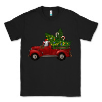 Black Christmas Farm Truck With Baby Sheep Classic Tee - RanaPortraitStore