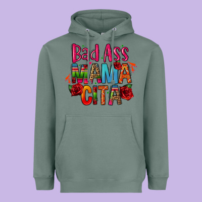 Bad Ass Mama Cita Heavyweight Hoodie Designed By Cts Tumbler Store