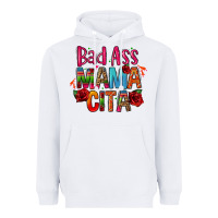 White bad ass mama cita Heavyweight Hoodie - CTS Tumbler Store