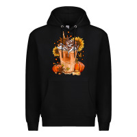 Black pumpkin spice ice latte Premium Hoodie - Jasminsmagicworld