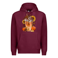 Burgundy pumpkin spice ice latte Premium Hoodie - Jasminsmagicworld