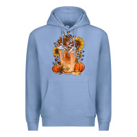 Colony Blue pumpkin spice ice latte Premium Hoodie - Jasminsmagicworld