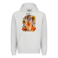 Dove Grey pumpkin spice ice latte Premium Hoodie - Jasminsmagicworld