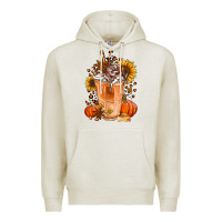 Oatmeal Heather pumpkin spice ice latte Premium Hoodie - Jasminsmagicworld