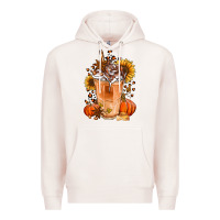 Pale Pink pumpkin spice ice latte Premium Hoodie - Jasminsmagicworld
