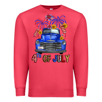 Western Fourth Of July Truck Premium Sweatshirt | Teevron