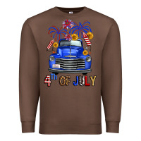 Chestnut western fourth of july truck Premium Sweatshirt - FaDigitalArtStudio