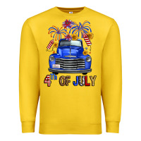 Lemon western fourth of july truck Premium Sweatshirt - FaDigitalArtStudio