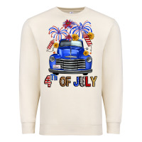 Sandshell western fourth of july truck Premium Sweatshirt - FaDigitalArtStudio