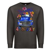 Smoke western fourth of july truck Premium Sweatshirt - FaDigitalArtStudio