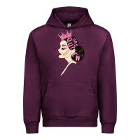 Mauve Wine yas queen Urban Hoodie - MaliasSmallBusiness