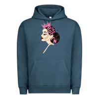 Pigment Midnight Navy yas queen Urban Hoodie - MaliasSmallBusiness