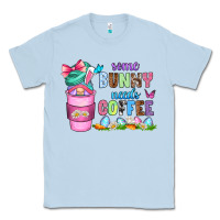 Some Bunny Needs Coffee With Gnomes Classic Tee | Teevron
