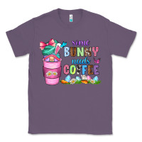 Lavender some bunny needs coffee with gnomes Classic Tee - Zillion Design Studio