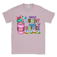 Lilac some bunny needs coffee with gnomes Classic Tee - Zillion Design Studio