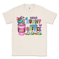 Natural some bunny needs coffee with gnomes Classic Tee - Zillion Design Studio