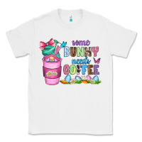 White some bunny needs coffee with gnomes Classic Tee - Zillion Design Studio