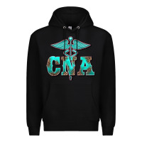 Black western nurse certified nurse assistant medilcal symbol Premium Hoodie - BarkalooDesign