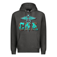 Charcoal Heather western nurse certified nurse assistant medilcal symbol Premium Hoodie - BarkalooDesign