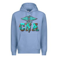 Colony Blue western nurse certified nurse assistant medilcal symbol Premium Hoodie - BarkalooDesign