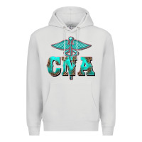 Dove Grey western nurse certified nurse assistant medilcal symbol Premium Hoodie - BarkalooDesign