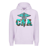 Lilac western nurse certified nurse assistant medilcal symbol Premium Hoodie - BarkalooDesign