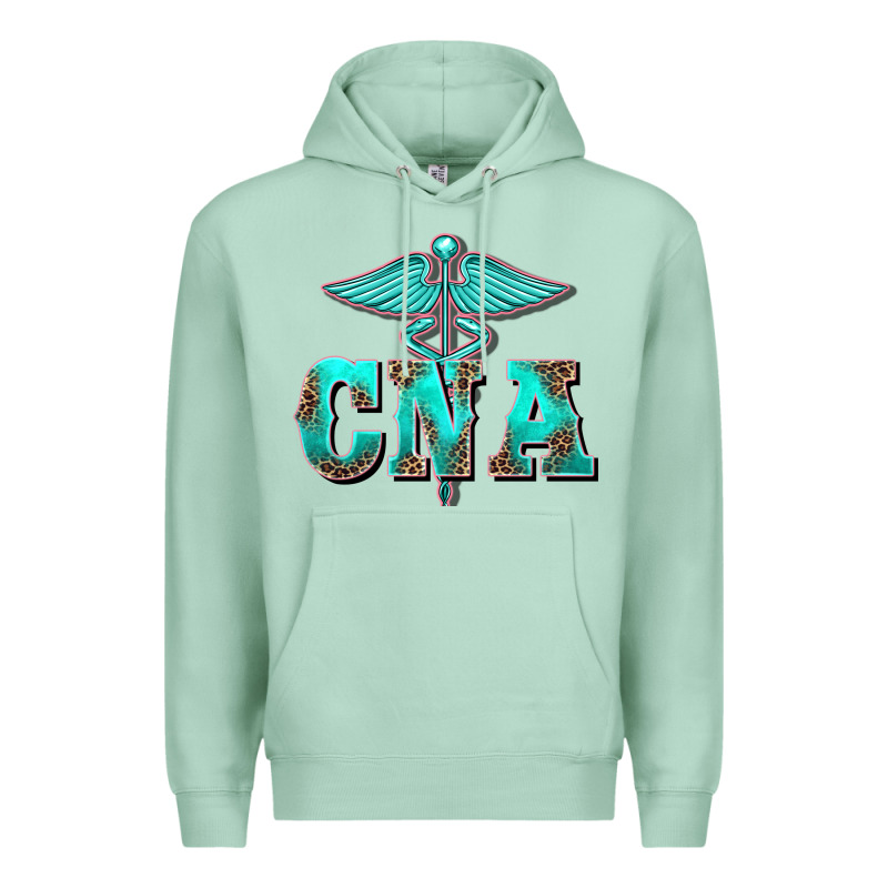 Western Nurse Certified Nurse Assistant Medilcal Symbol Premium Hoodie by BarkalooDesign | Teevron