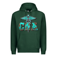Sports Green western nurse certified nurse assistant medilcal symbol Premium Hoodie - BarkalooDesign