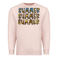 Pale Pink summer summer Premium Sweatshirt - CowhideDigitalArt