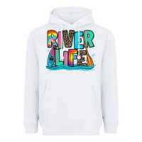 White river life kayaking Heavyweight Hoodie - Zillion Design Studio