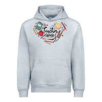 Heather Grey teacher Urban Hoodie - MaliasSmallBusiness
